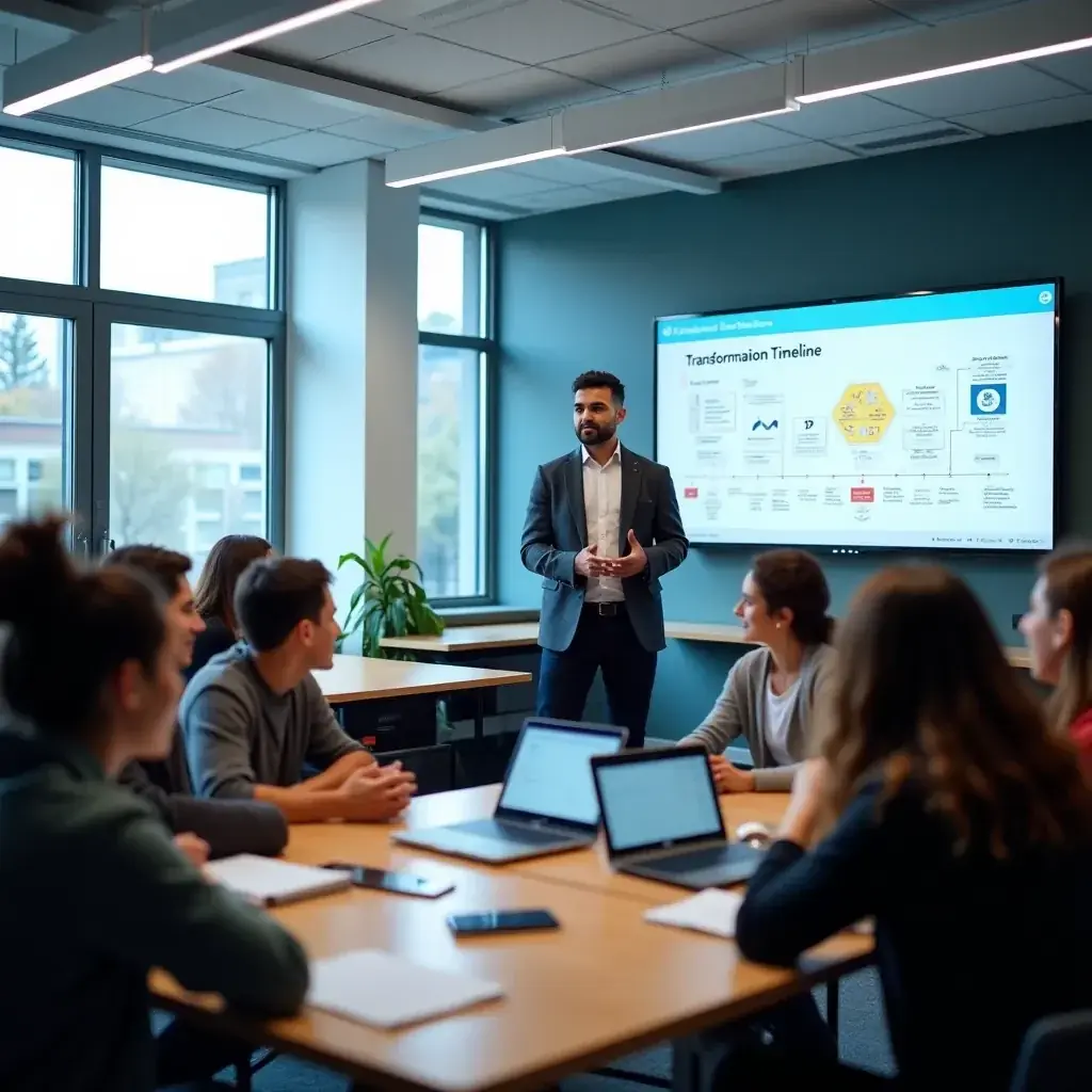 Professional team collaboration